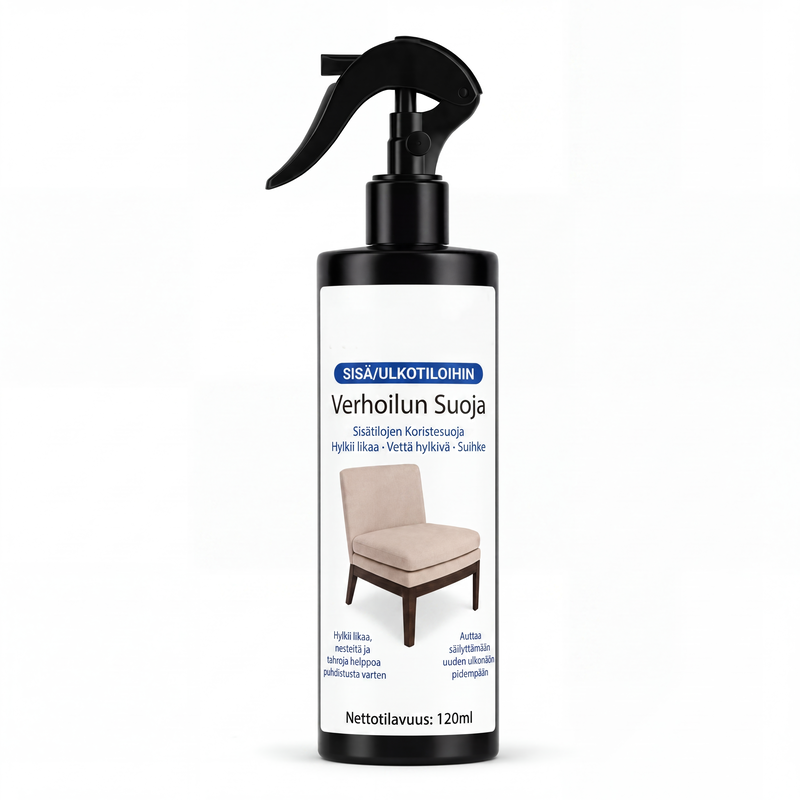 Vedenpitävä suoja-aine spray verhoiluille