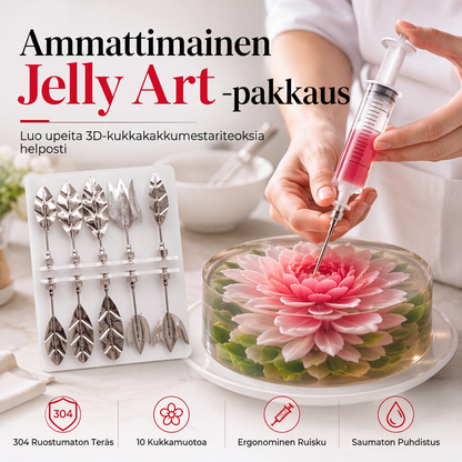 3D-gelatiinitaiteen työkalut