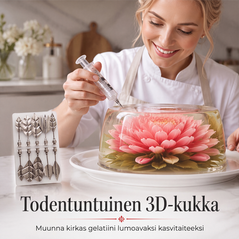 3D-gelatiinitaiteen työkalut