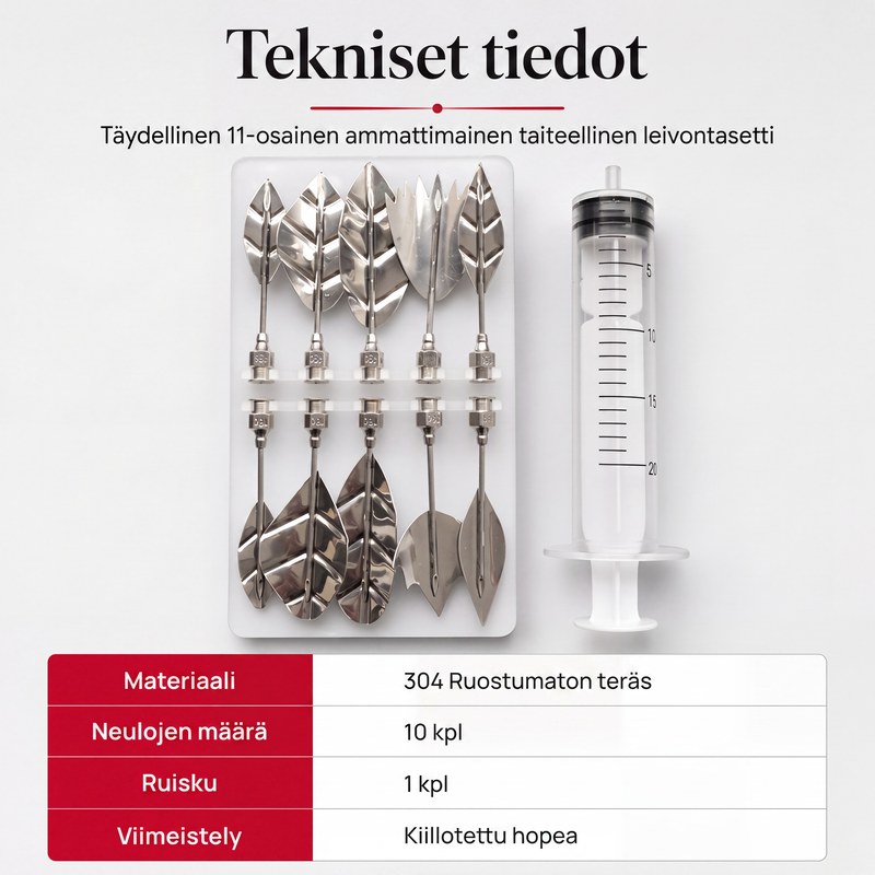 3D-gelatiinitaiteen työkalut