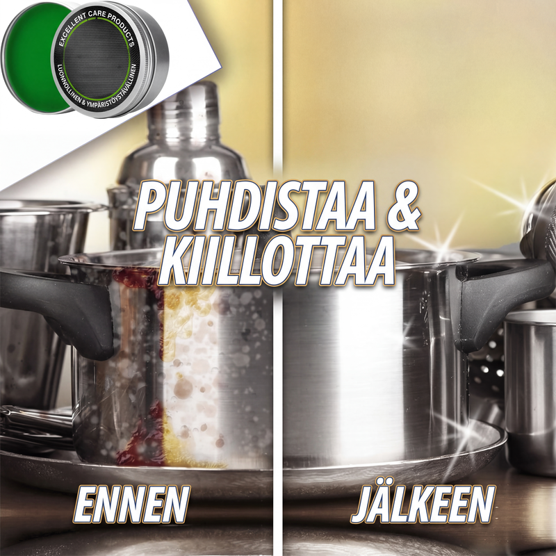 Monikäyttöinen peilikiiltoinen metallivahakiillote