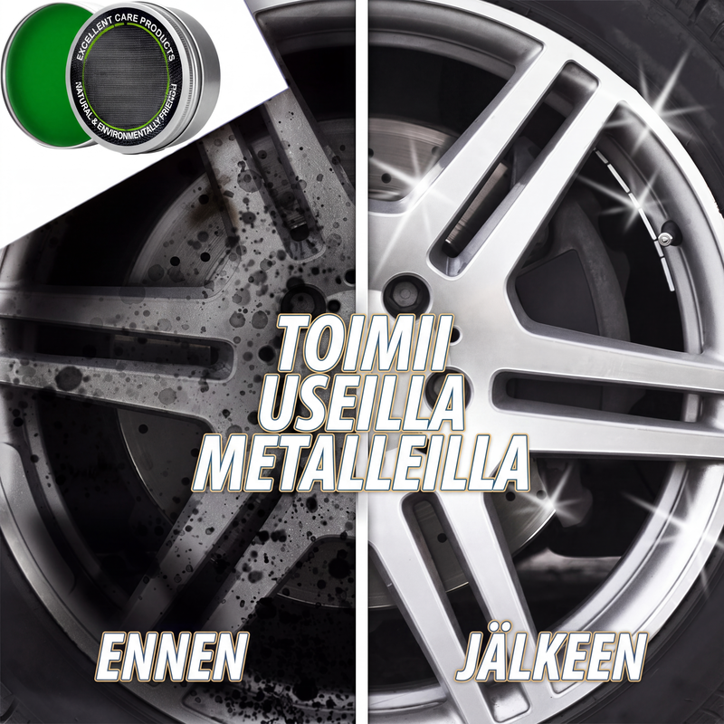 Monikäyttöinen peilikiiltoinen metallivahakiillote