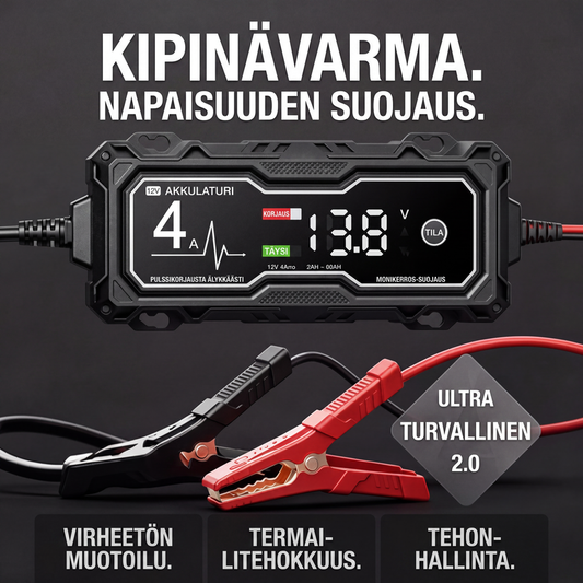 Älykäs akkulaturi ja akun ylläpitolaite