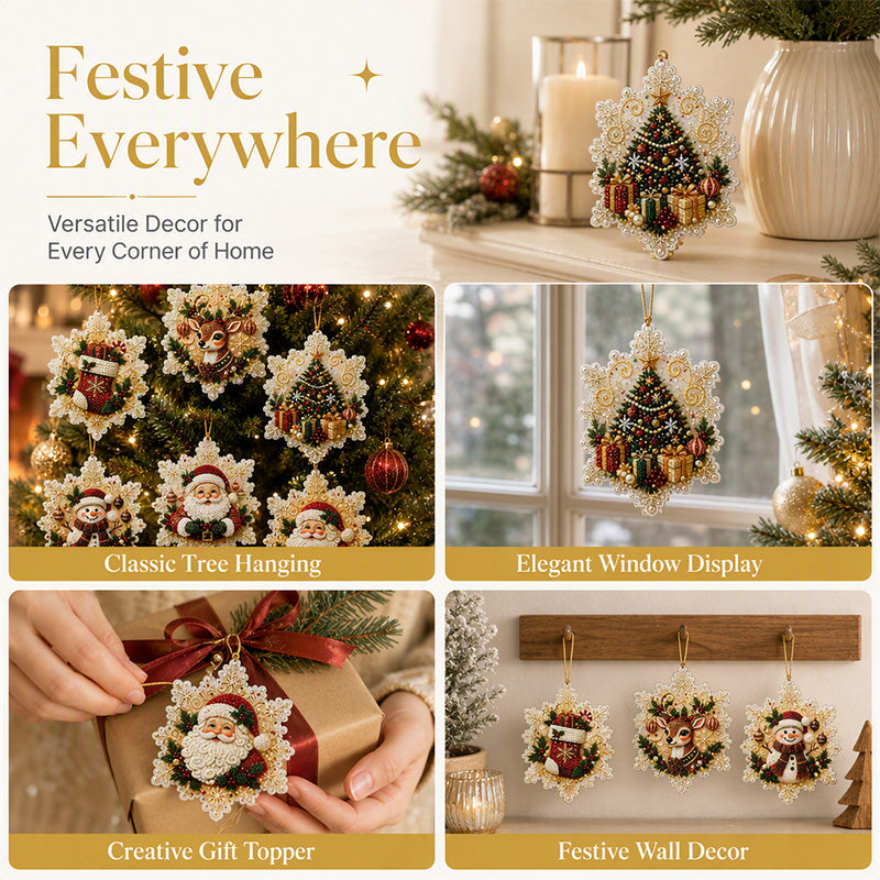 🎁🎄Joulualennus 50 %:n alennus!🥰Joulun DIY-maalaus- ja ripustettavien koristeiden sarja
