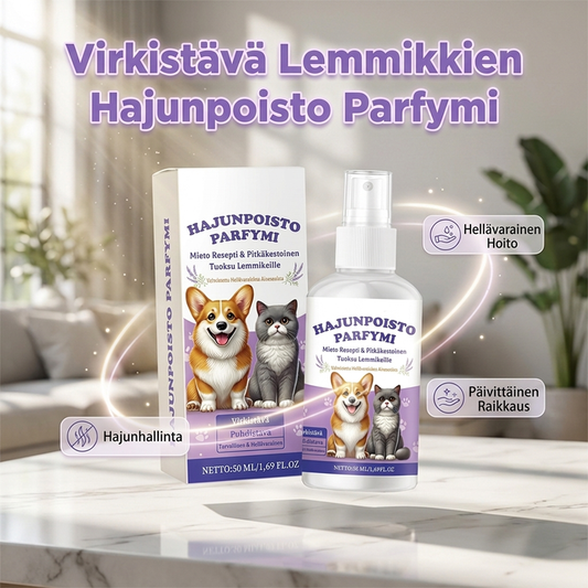 Lemmikkien hajunpoistosuihke