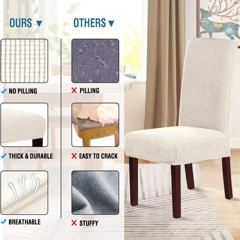 Universal Stretch One-Piece Chair Cover