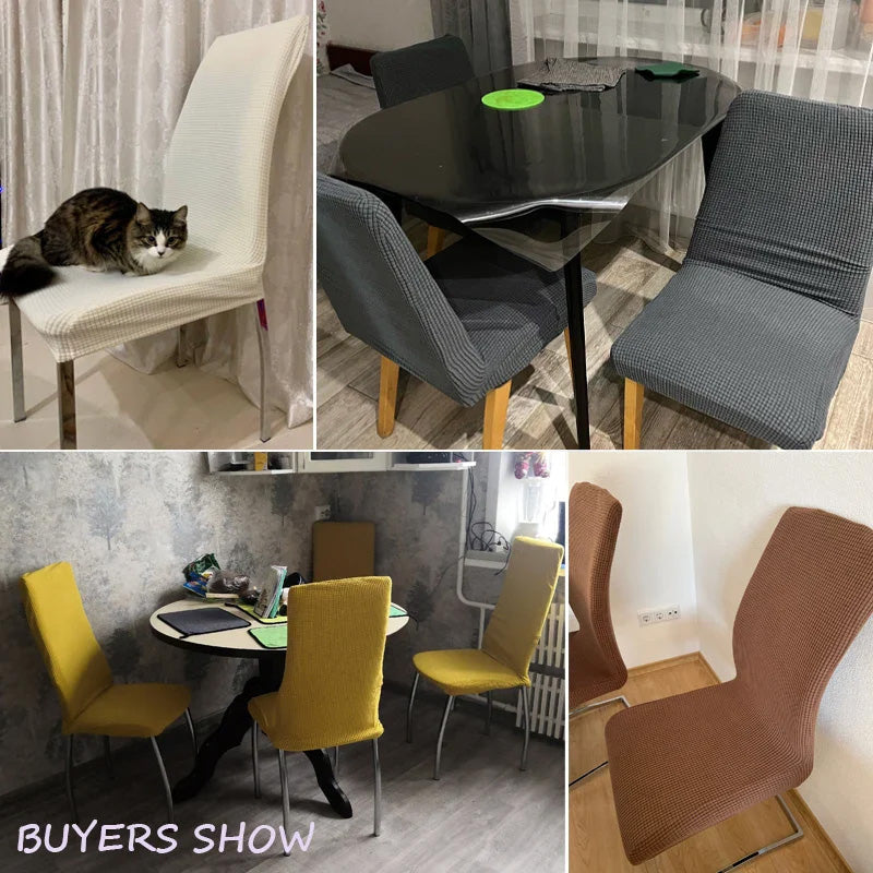 Universal Stretch One-Piece Chair Cover