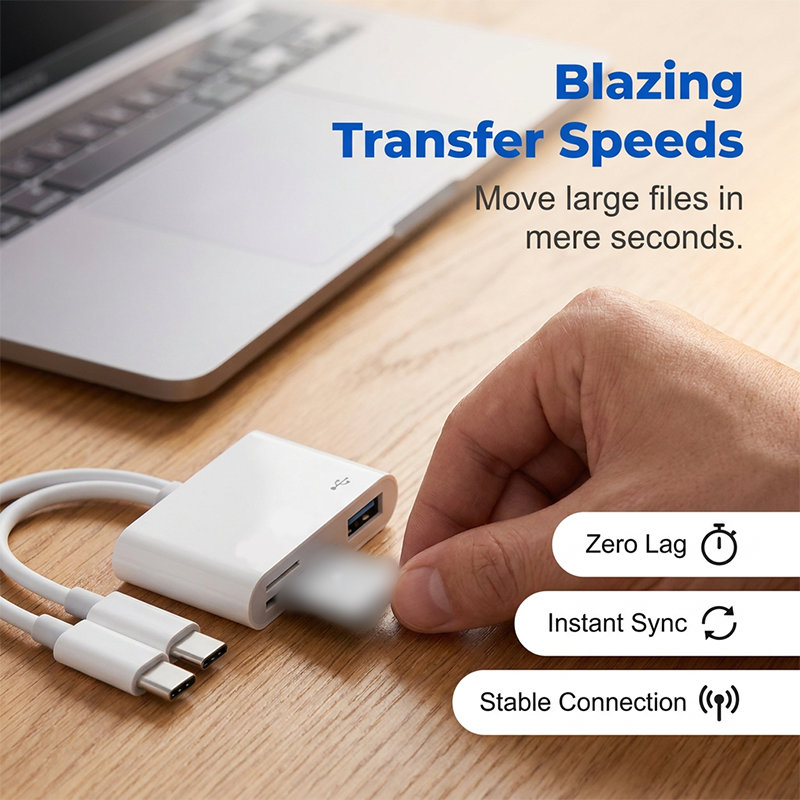 💥-50 % ALENNUS⏰ 5-in-1-muistikortinlukija 🔌 Plug & play, monimuotoinen, nopea tiedonsiirto kaikille laitteillesi 📲