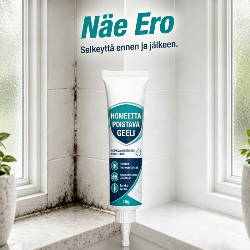 Kodin homeenpoistogeeli kylpyhuoneeseen ja keittiöön