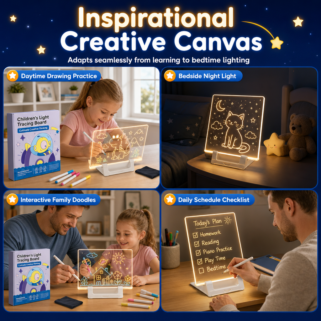 Kids Light Up Tracing Board for Drawing & Learning