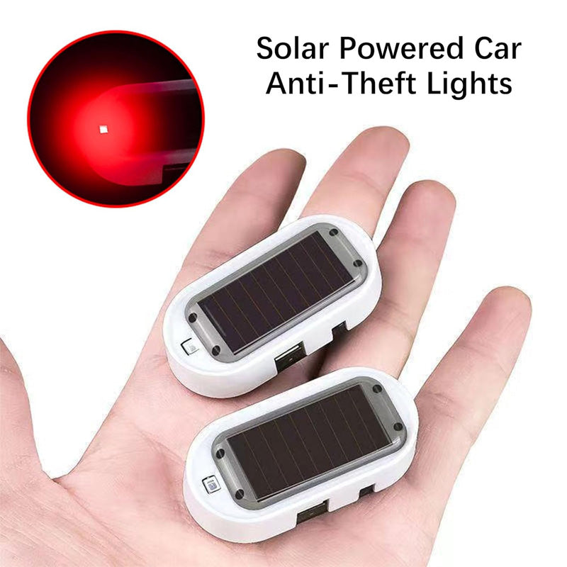 Kompakti aurinkokäyttöinen LED-vilkkuvalo varkaudenestoon