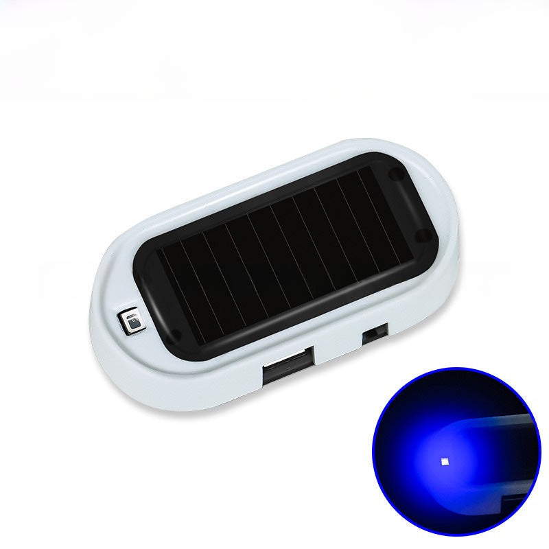 Kompakti aurinkokäyttöinen LED-vilkkuvalo varkaudenestoon