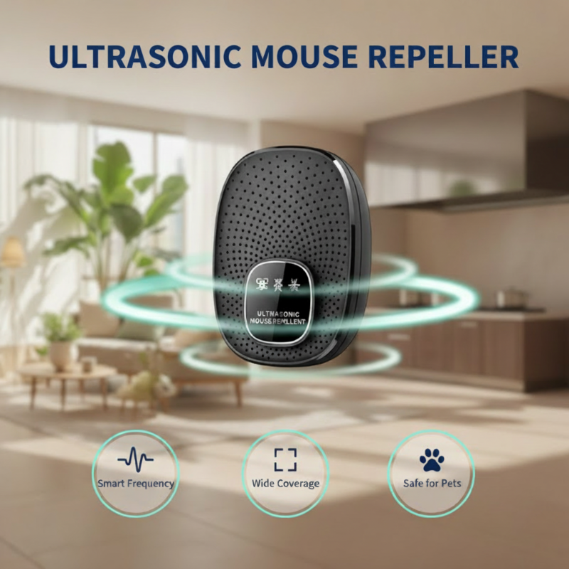 🐭 Ultraääninen tuholaistorjuja | Kompakti pistokemalli