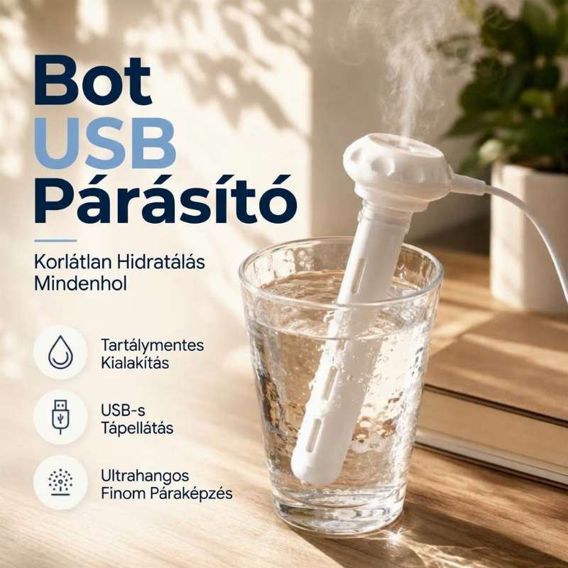 💨 Pieni kannettava USB-ilmankostutin