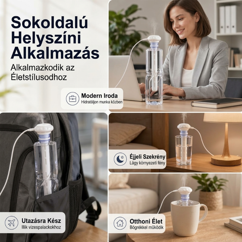 💨 Pieni kannettava USB-ilmankostutin