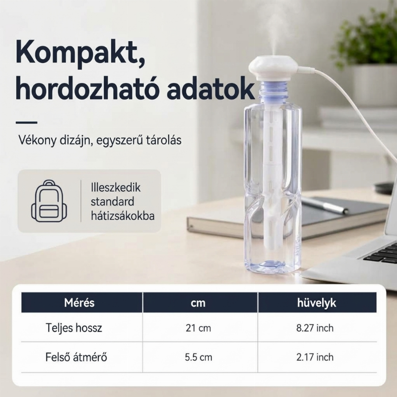 💨 Pieni kannettava USB-ilmankostutin
