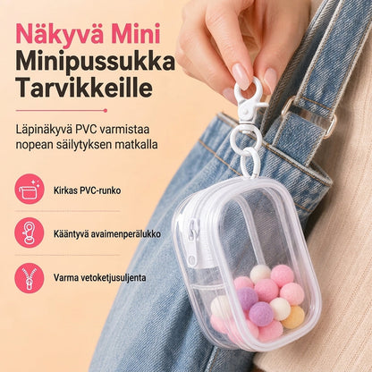 Löydä mikä tahansa kaapeli heti! Kaivamaton läpinäkyvä klipsitettävä tasku