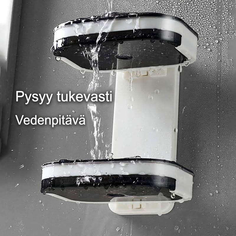 Saippua-astia tyhjennysastiolla