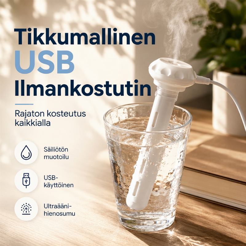 Mini kannettava USB-vesihöyrynimistin