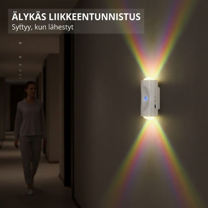 Ladattava magneettinen seinävalo