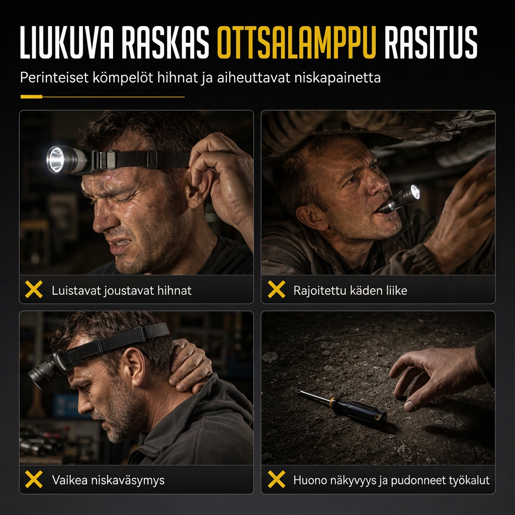 USB-ladattava kaksoispuoleinen klipsilasivalo ulkoiluvaellukseen ja lukemiseen