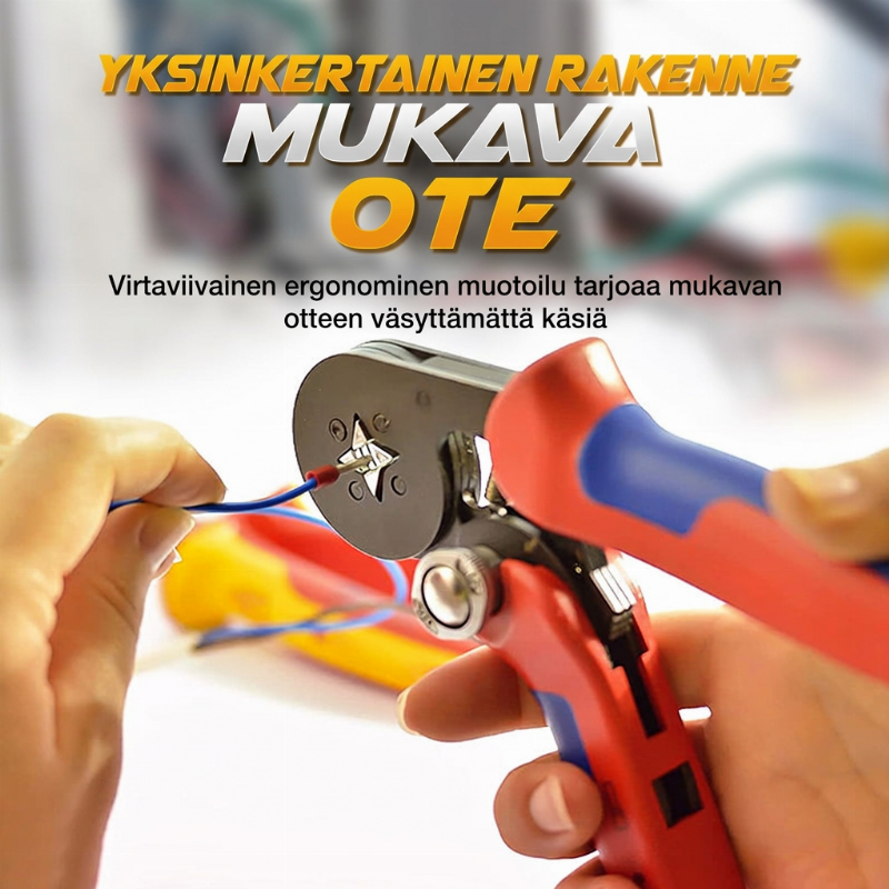 🔌 Nyt -50%! ⚡ Kylmäpuristuspihtisarja – Räikkämekanismi, automaattinen palautus ja ergonominen kahva – sähköasentajille ja tee-se-itse -harrastajille 🛠️
