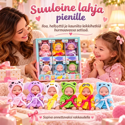 🧸 Mini Reborn Vauvanuket – Suloinen Pieni Nukke Lahjaksi, Koristeeksi ja Luovaan Leikkiin