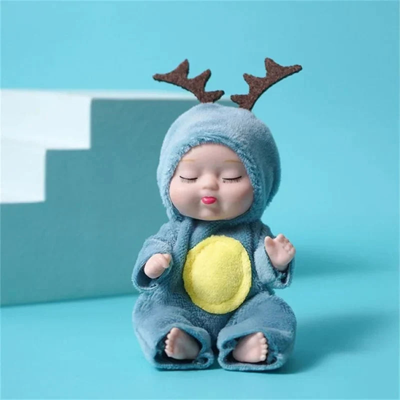 🧸 Mini Reborn Vauvanuket – Suloinen Pieni Nukke Lahjaksi, Koristeeksi ja Luovaan Leikkiin