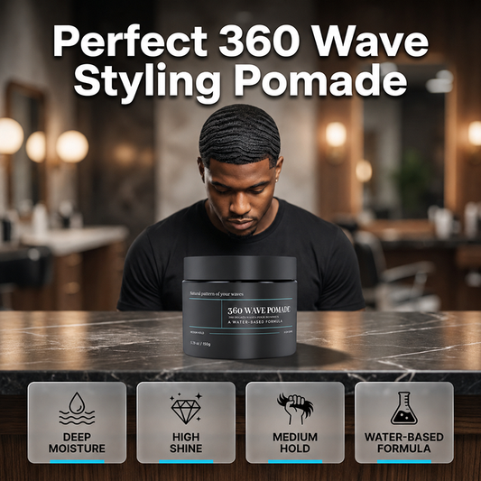 🌊 Vesipohjainen wave-pomade – muotoilua ja kosteutusta hiuksille
