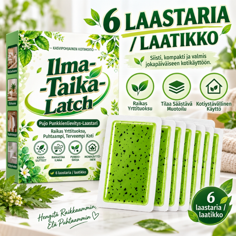 Pitkäkestoinen savikrassipunkkien lievityslaastari