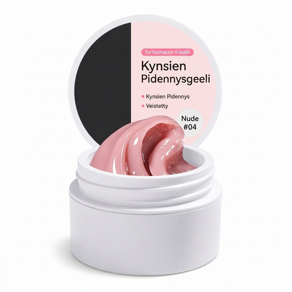 Tarttumaton kiinteä muotoilugeeli kynsien pidennykseen