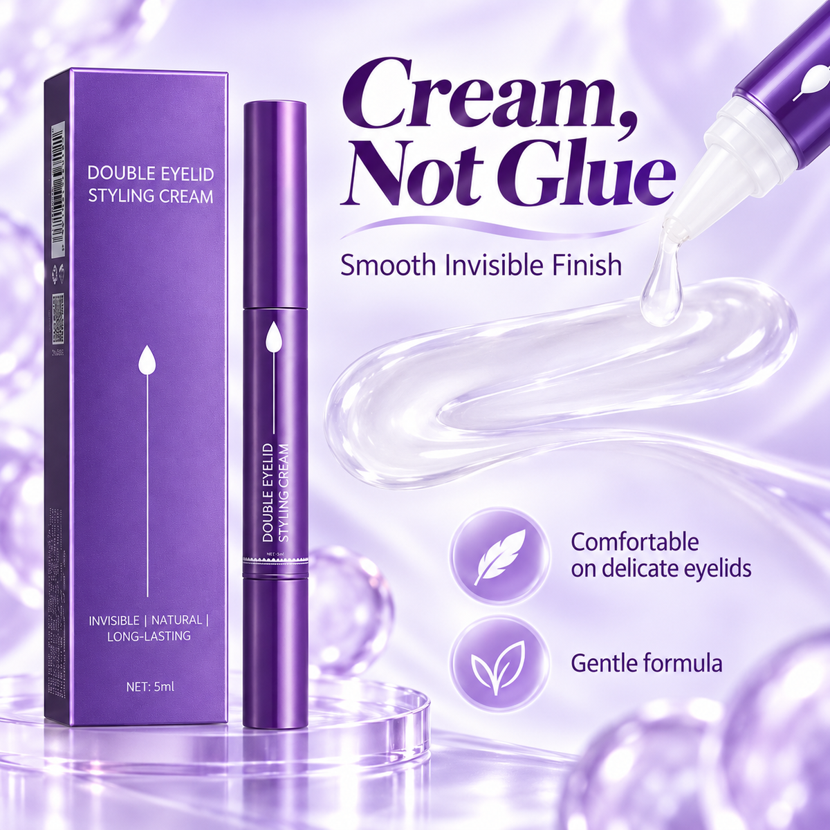 Näkymätön kaksinkertaisen silmäluomen muotoilukynä – luonnollinen ja pitkäkestoinen tulos!