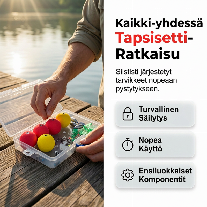 Täydellinen Uimurin ja Painolapun Kalastusvälinepaketti