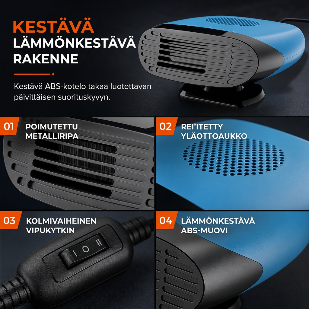 📢 50% ALENNUS! Autolämmitin & tuulilasin sulatuspuhallin – säädettävä lämmin ilma kylmiin aamuihin 🚗❄️