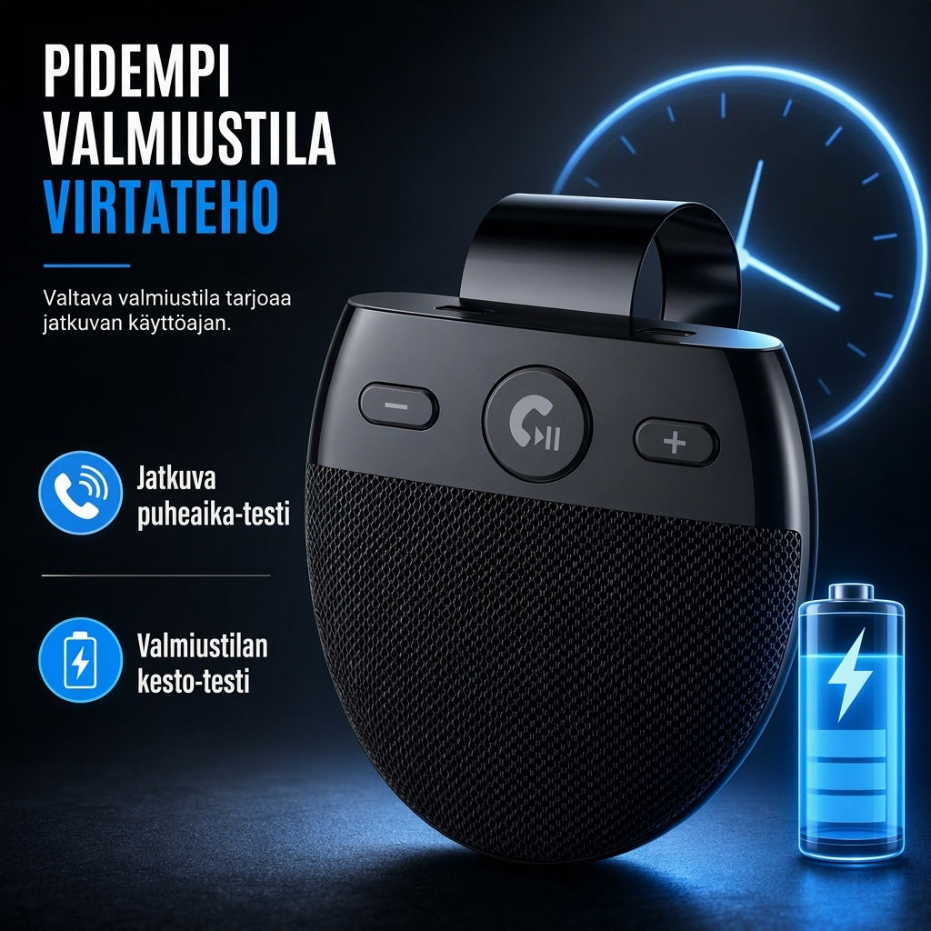 📢📢50% ALENNUS 🚗 SP11-auton aurinkosuoja Bluetooth-puhelinvapaalla – kädetön puhelu ja tärinän automaattinen käynnistys ✨