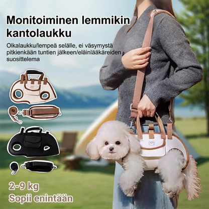 Kannettava ja hengittävä lemmikin kantorinta & reppu