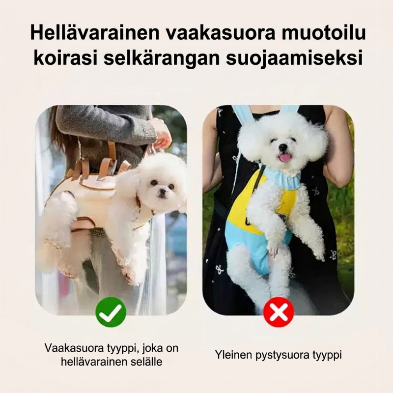 Kannettava ja hengittävä lemmikin kantorinta & reppu