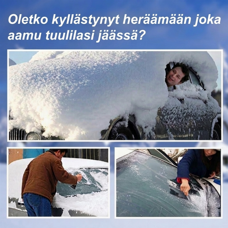 ☀️❄️Yleistuulilasin suoja aurinkoa ja lunta vastaan – suojaa autosi jäältä, huurreelta ja UV-säteilyltä, helppo asentaa ja säilyttää ✨