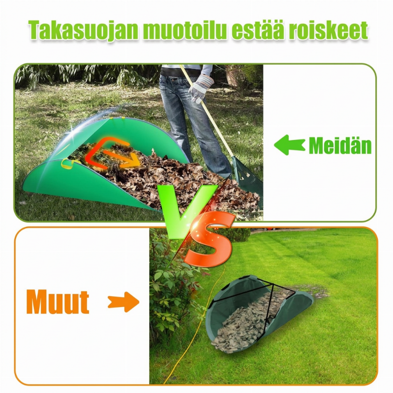 🌿Green Leaf Collection -puutarhan lehtienkeruuteltta