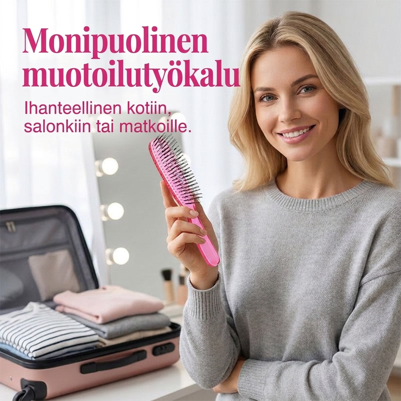 💇 Kannettava harjaustenpoisto- ja päänahkahierontaharja