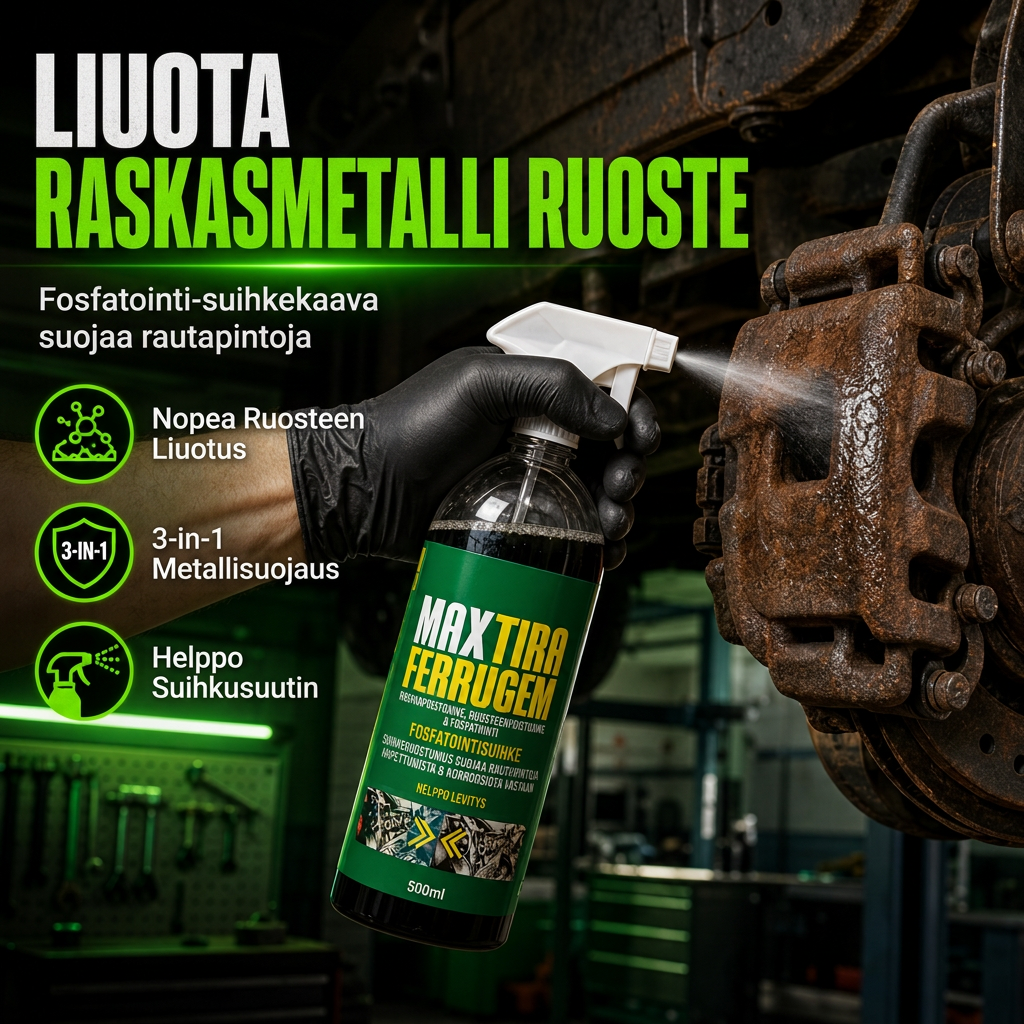🔧 50 % alennus ✨ 3-in-1 ruosteenpoisto- ja fosfatointisuihke — korroosionestosuihke 💨