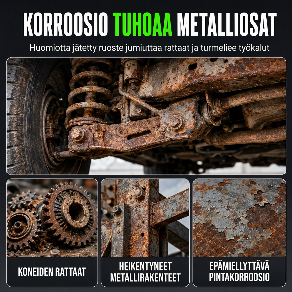 🔧 50 % alennus ✨ 3-in-1 ruosteenpoisto- ja fosfatointisuihke — korroosionestosuihke 💨