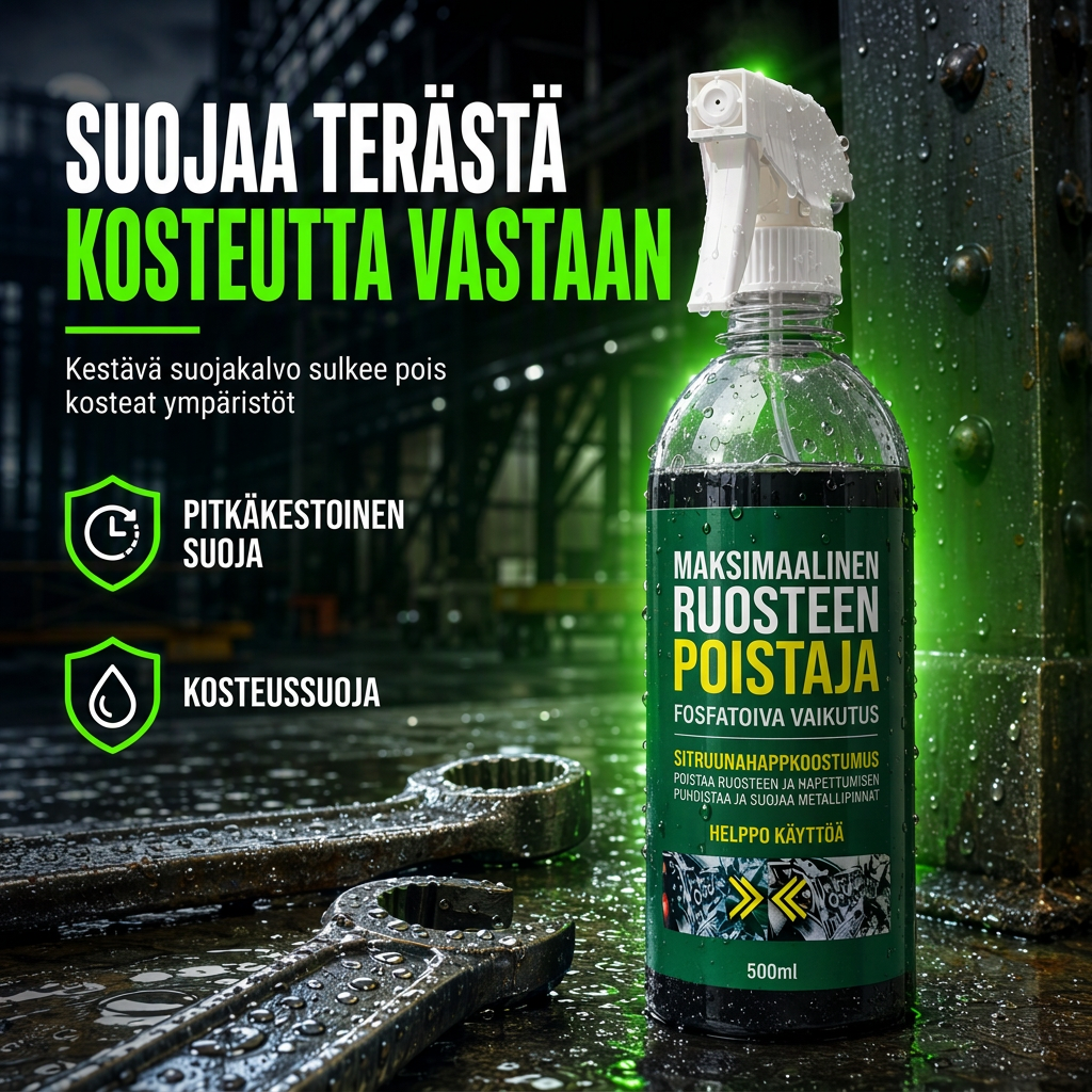🔧 50 % alennus ✨ 3-in-1 ruosteenpoisto- ja fosfatointisuihke — korroosionestosuihke 💨