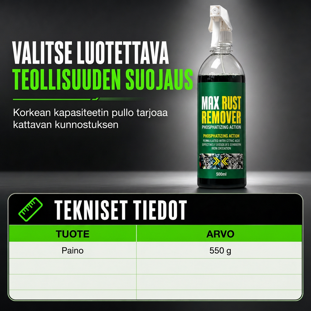 🔧 50 % alennus ✨ 3-in-1 ruosteenpoisto- ja fosfatointisuihke — korroosionestosuihke 💨