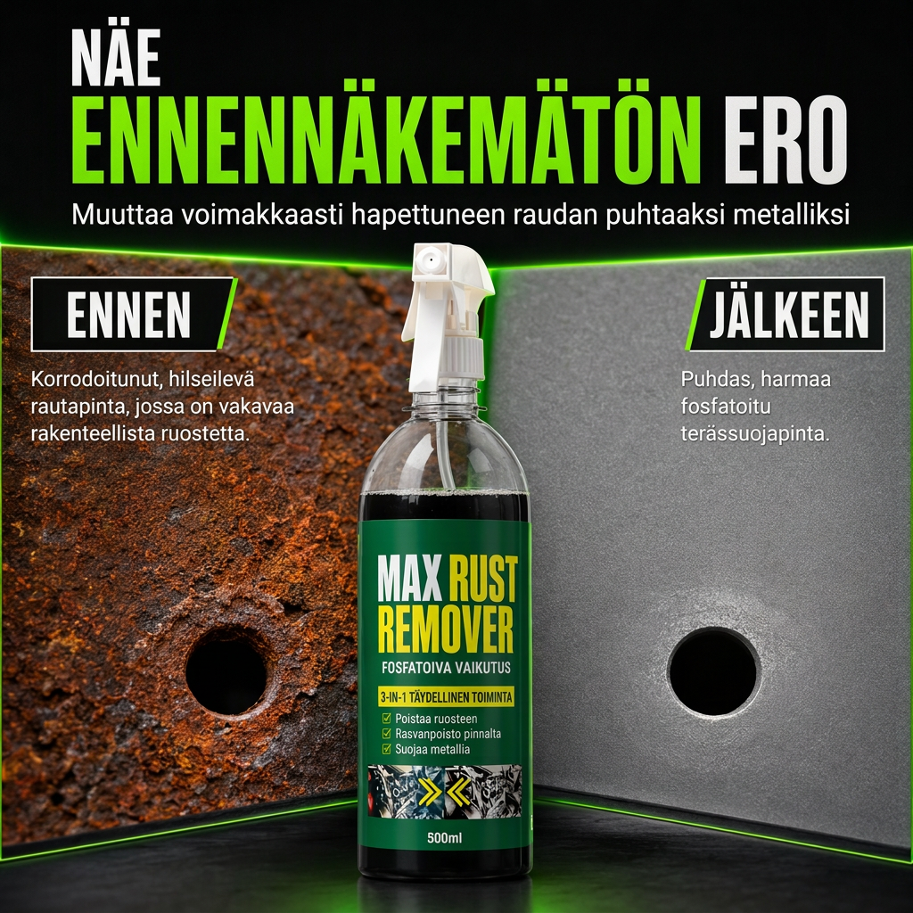 🔧 50 % alennus ✨ 3-in-1 ruosteenpoisto- ja fosfatointisuihke — korroosionestosuihke 💨