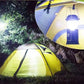 Aurinkovoimalla toimiva sisäänvedettävä camping-valaisin