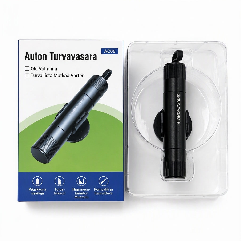 Mini kannettava auton turvasovellus ja ikkunan rikkoja