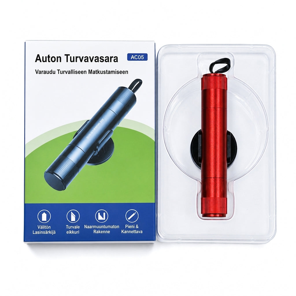 Mini kannettava auton turvasovellus ja ikkunan rikkoja