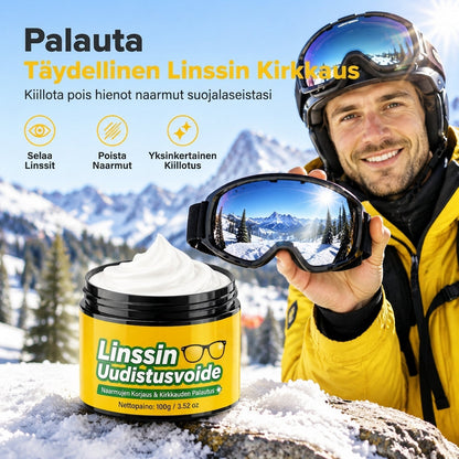 🥳2026 ALENNUSMYYNTI🥳💞Yli 50 000 myyty! 👓✨ 50 % ALENNUS! Linjojen naarmujenkorjausvoide – poista mikronaarmut välittömästi ja palauta selkeä näkö. Hellävarainen kiillotus suojaa pinnoitteita silmälaseille, suojalaseille ja visiireille! 🛡️✅